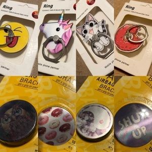 Cell phone grip 8 stand lot